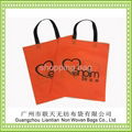 ST5052 non woven shopping bags reusable without gussets made by machine