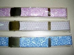 Elastic Belts With Sublimation Transfer Printing 