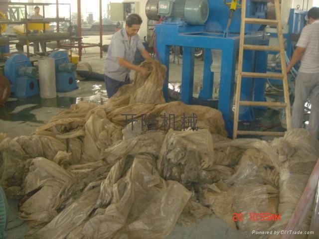 waste plastic film woven bags recycling equipments 5