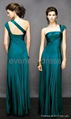 Noblest one shoulder evening gown/ evening dress