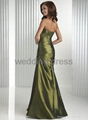 Light satin material, special desigh bust evening gown 2