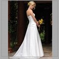 Dignified Bridal Wedding Dress With High-Quality Satin 2