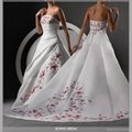 Dignified Bridal Wedding Dress With High-Quality Satin 5