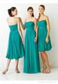 Hot sale short and long evening dress/bridesmaid dress 3