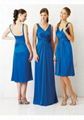 Hot sale short and long evening dress/bridesmaid dress