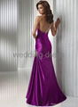 Noblest mermaid evening dress/beaded evening gown/satin material 2