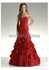 Hubble-bubbles satin material beading high quality formal Gown