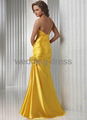 Noblest mermaid evening dress/beaded evening gown/satin material 4