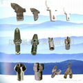 coal cutter pick-shaped bits abutment