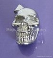 Big Gothic Skull Head Stainless Steel Pendant SSP106