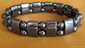 Hematite Magnetic Healthy Stretchy Black Bracelet MB101 2