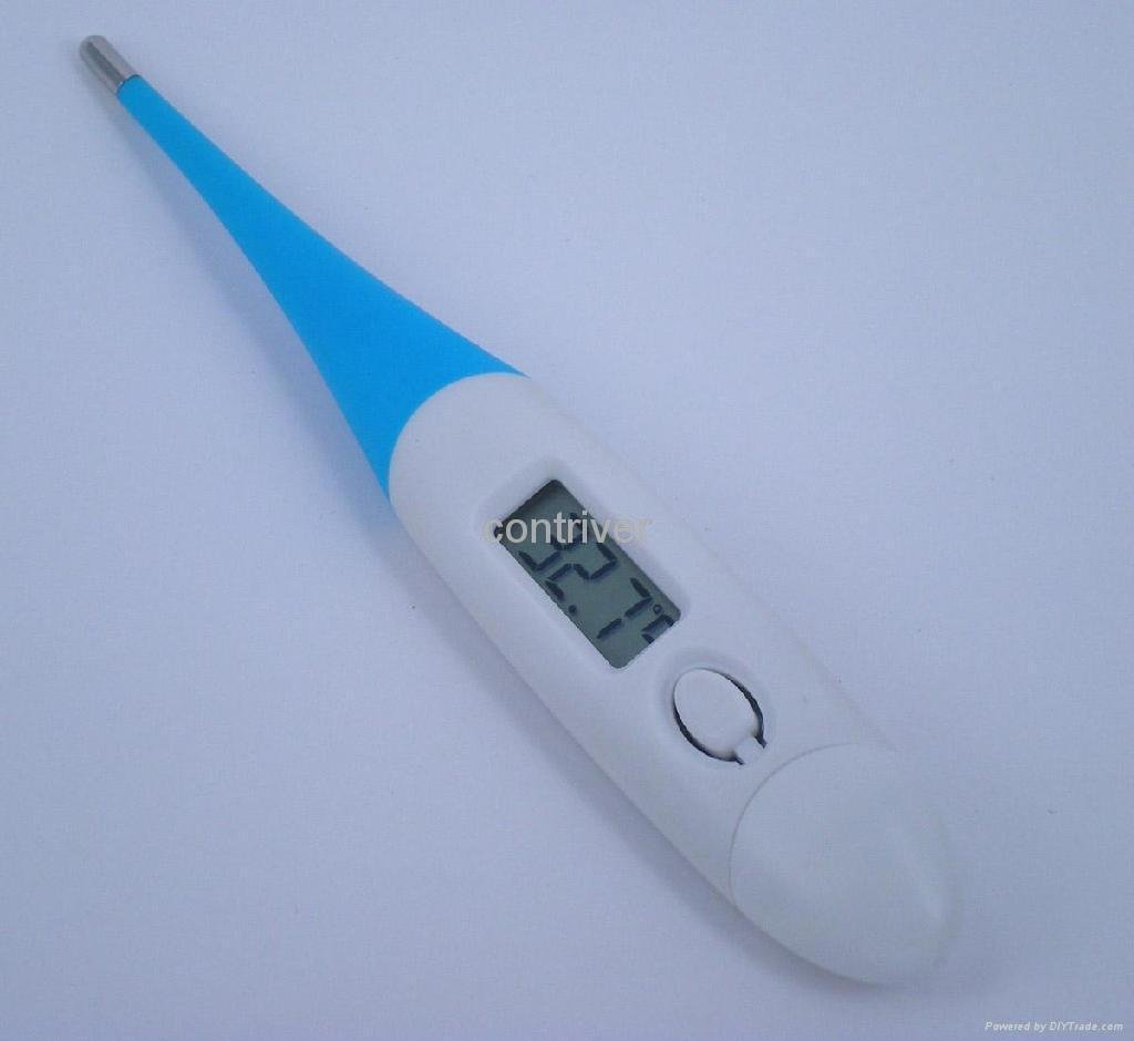 10 Second waterproof Digital Flexible tip thermometer 