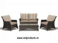 Garden Rattan Patio Set No. 05114 5