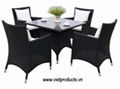 PE Rattan Coffee Table Set No. 06702