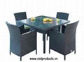 PE Rattan Coffee Table Set No. 06702 4