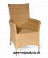 Synthetic Rattan Chair No. 07616 4