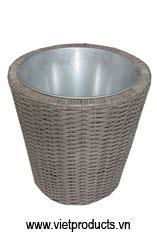 Poly Rattan / Synthetic Rattan Flower Pot 32902