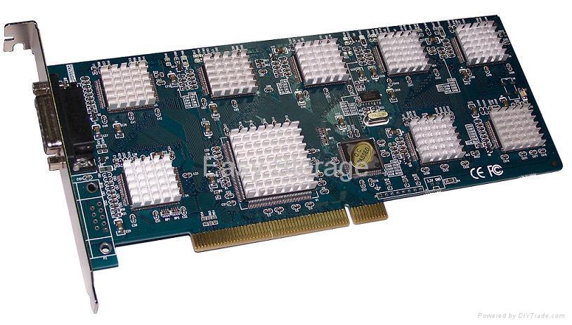 MPEG4/H.264 8ch software compression PCI DVR card, Video capture card 3