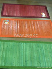 Bamboo door mats