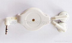 Retractable Earphone For Music