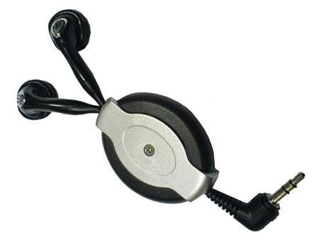 Retractable music earphone/headphone for Ipod 3