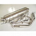 Stainless Steel Performance Muffler For GY6 50,125,150 (139QMB 152QMI 157QMJ ) 1