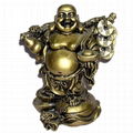 Laughing Buddha with Gold Ingot for