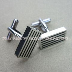 Stainless steel cufflinks