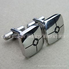 Stainless steel cufflinks