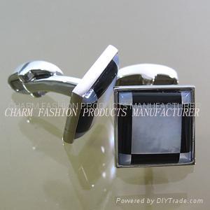 Stainless steel cufflinks 2