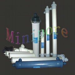 Hollow fiber membrane UF filter cartridge