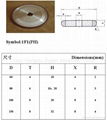 diamond wheel--1F1