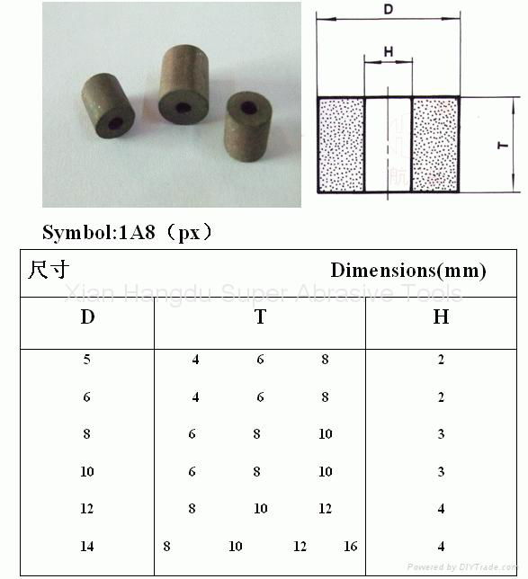 Diamond wheel 1A8