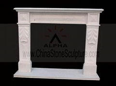 Stone Fireplace