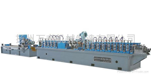 Straight seam high frequency welded pipe mill line