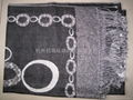 circle printing scarf  1