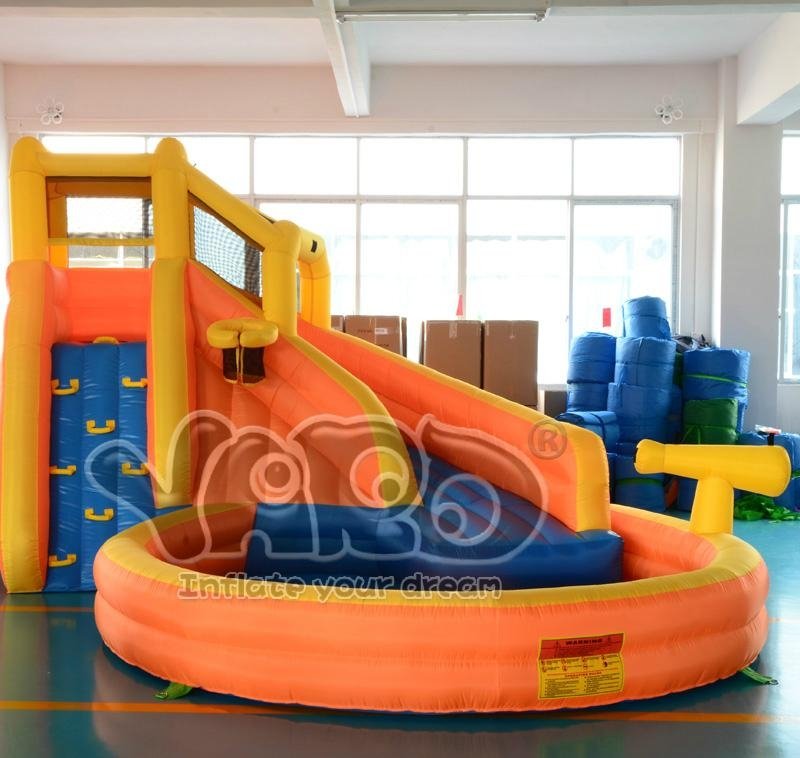 Water slide inflatable slide inflatable water slide with cannon