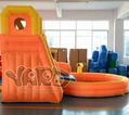 Water slide inflatable slide inflatable water slide with cannon 3