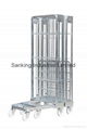 L-type Foldable Roll Storage Trolley 1