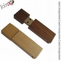 wooden flash drive