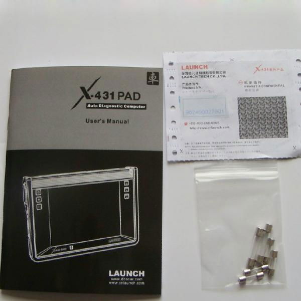 Free shipping 100% Original Launch x431 pad with touch screen support OBDII cars 4