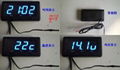 digtal clock&voltage &Themo meter