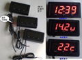 digtal clock&voltage &Themo meter 2