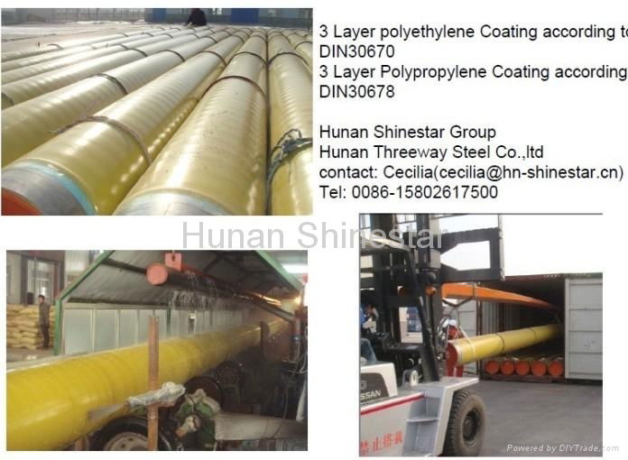 3LPE/PP coating steel pipe 2