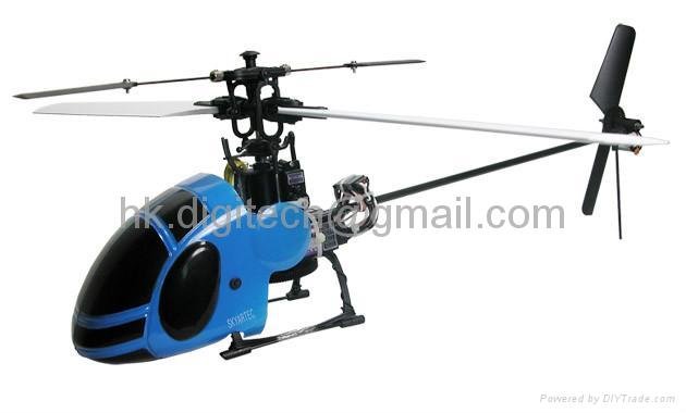 Ready to Fly 4 CH WASP V2 RC Helicopter RTF w/Brushless & Li-Po+Gyro Toys Parts