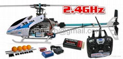 Radio Control 2.4GHz NINJA 400 6CH RTF RC Helicopter Brushless Belt Driver