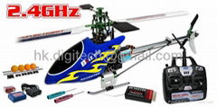 2.4GHz WASP V4 Belt 250 CNC RTF RC Helicopter with CCPM/ 18A ESC/4500KV Motor