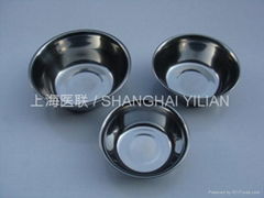 Stainless steel dressing bowl