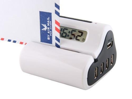 USB Letter Opener with USB hub and Clock Display 3