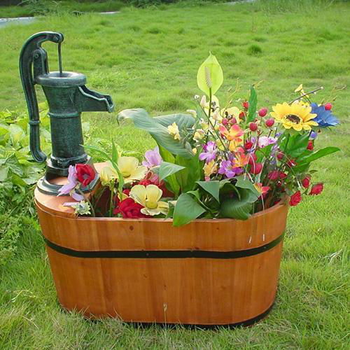 Wood flower pot - Hycen Apollo (China) - Horticulture & Gardening